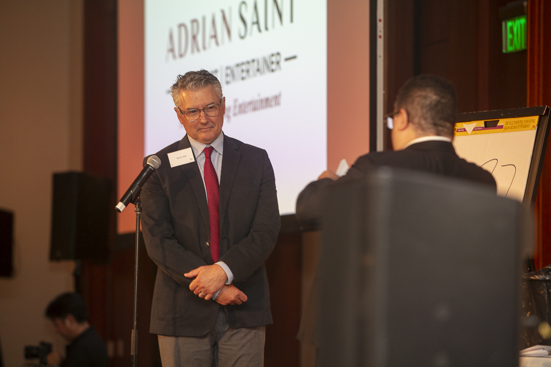 Adrian Saint Trade Show Booth Lead Magnet